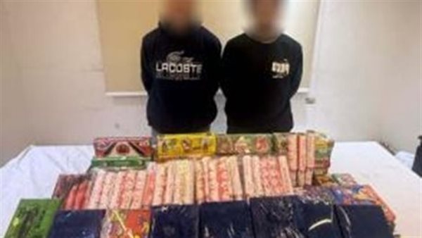 المتهمين والمضبوطات