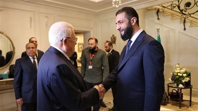 الرئيس السوري يستقبل نظيره الفلسطيني في دمشق