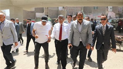 محافظ الجيزة يتفقد أعمال التطوير بالشوارع المحيطة بمستشفى وقسم بولاق الدكرور