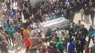 اتخانقوا على مصروف البيت.. تشييع جنازة شاب قُتل على يد زوجته في الغربية | بث مباشر