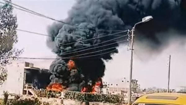 حريق المحال التجاري