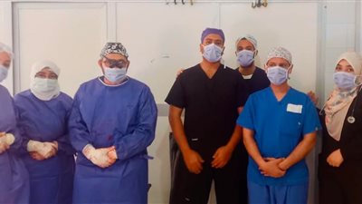 بتقنية تخدير حديثة.. نجاح جراحة فريدة لمريضة ورم بالمخ بمستشفى برج العرب المركزي 