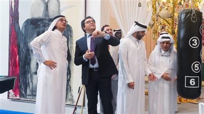 وزير الثقافة يلتقي مستشار الشؤون الثقافية بمؤسسة قطر ويؤكد أهمية التعاون المشترك في صون التراث