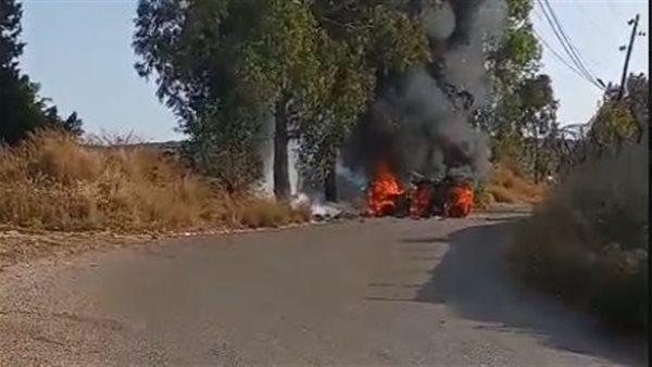 السيارة التي تم استهدافها