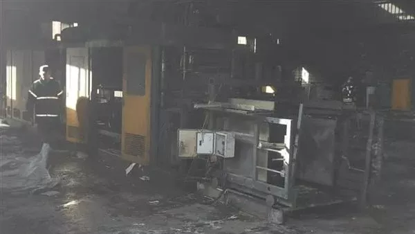 حريق مصنع فوم بمدينة