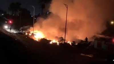 اندلاع حريق بأرض زراعية في الإسماعيلية.. والحماية المدنية تدفع بسيارات الإطفاء للسيطرة عليه | بث مباشر 