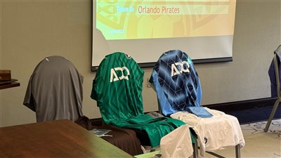 بيراميدز بالزي الأساسي أمام أورلاندو في إياب نصف نهائي دوري الأبطال