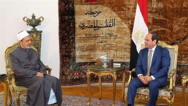الرئيس السيسي وشيخ