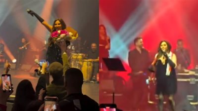 مرتدية علم لبنان.. أبرز لقطات حفل إليسا في مسرح أولمبيا بباريس