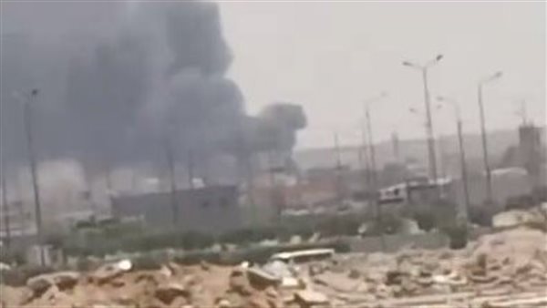 جانب من الحريق