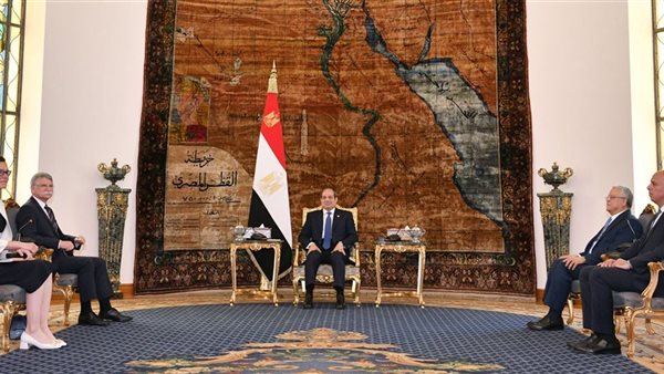 السيسي يستقبل رئيس