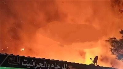 السيطرة على حريق في مخلفات هيش وبوص بجوار شريط السكة الحديد بطنطا 