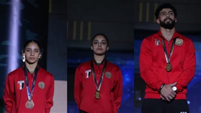 وزير الرياضة يهنئ منتخب الجمباز بعد حصوله على 5 ميداليات في بطولة العالم