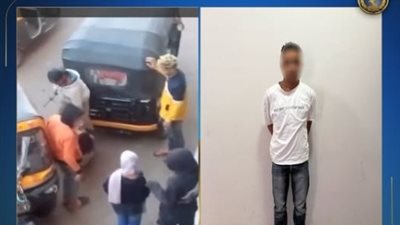 سائق التوك توك المتهم بسحل فتاة الخصوص بعد ضبطه: سرقت تلفوني والناس تدخلت ومعملناش محضر 