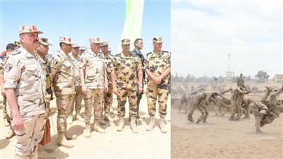 رئيس أركان حرب القوات المسلحة يتفقد المنظومة التعليمية بمعهد ضباط الصف المعلمين