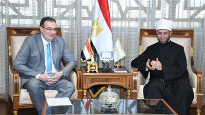 وزير الأوقاف يستقبل رئيس الجهاز المركزي للتنظيم والإدارة بمقر الوزارة بالعاصمة الإدارية الجديدة