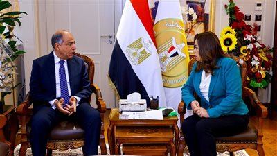 وزيرة التنمية المحلية تتابع مع محافظ المنيا عددًا من الملفات الخدمية والمشروعات التنموية