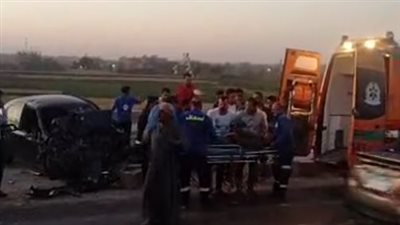 أسماء ضحيتي حادث سيارة ملاكي أعلى الطريق الدائري بالسلام