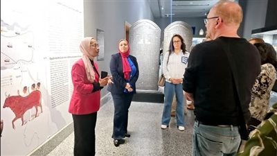 المتحف اليوناني الروماني يستقبل وفدًا دوليًا من Green Museum Hub| صور