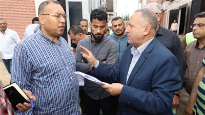 رئيس شركة مياه الشرب بالغربية يتابع عددا من المشروعات القومية في المحلة 