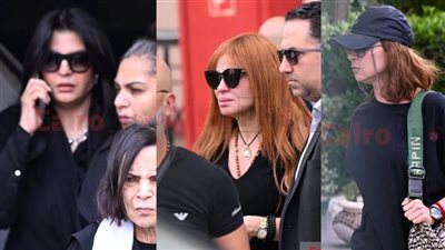 منهم منى الشاذلي ويسرا ومنة شلبي.. نجوم الفن والإعلام يودعون الدكتور وليد مصطفى ويساندون زوجته كارول سماحة