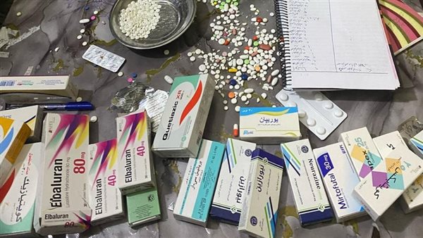 جانب من المضبوطات