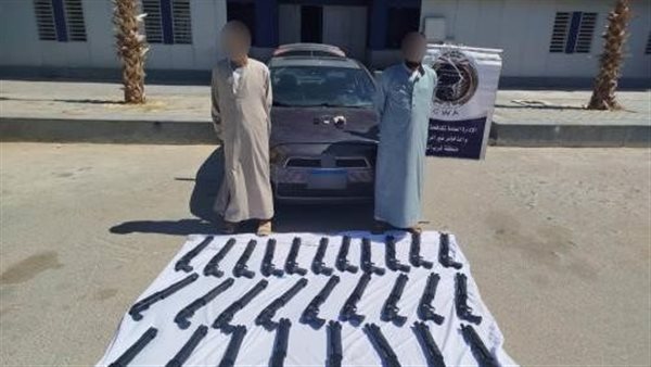 المتهمين والمضبوطات