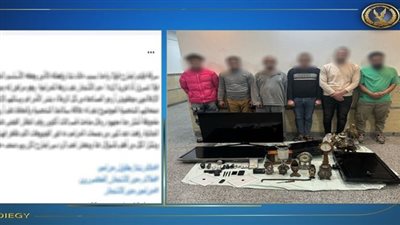 القبض على عاطل لاتهامه بسرقة مشغولات ذهبية ومتعلقات شخصية من فيلا بالجيزة