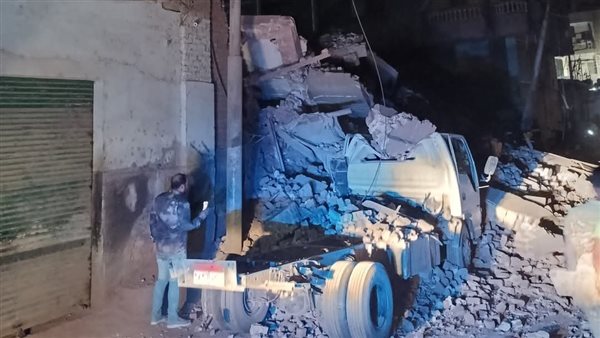 انهيار منزل في المنيا