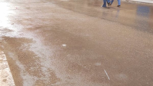 جانب من الأمطار 