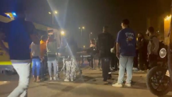 جانب من الحادث 