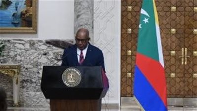  رئيس جمهورية القُمر يزور مقر السفارة في الدقي 