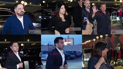 مشاهير الفن والإعلام في عزاء الدكتور وليد مصطفى رئيس مجلس أمناء القاهرة 24 بمسجد الشرطة بالشيخ زايد