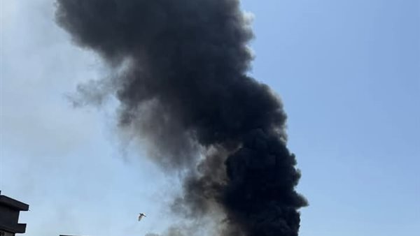 جانب من الحريق 