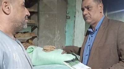 تحرير 13 مخالفة تموينية بقرية بهبشين في بني سويف 