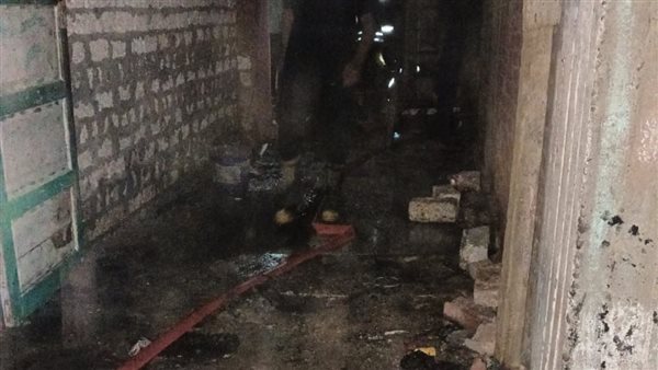 حريق في منزل