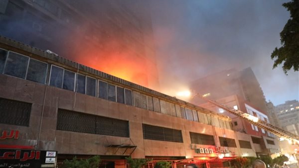 جانب من الحريق