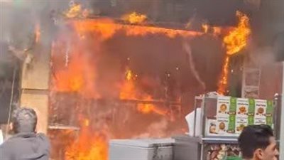 السيطرة على حريق داخل أحد المحلات بالجيزة