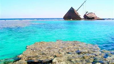 السفينة الغارقة بشرم الشيخ مقصد سياحى لهواة رياضة الغوص ومشاهدة الشعب المرجانية