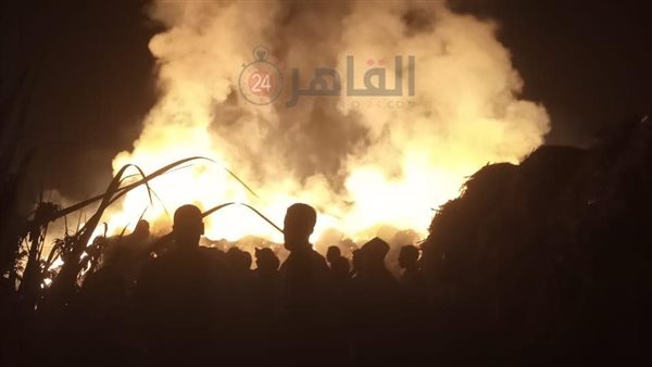 حريق في عصارة عسل