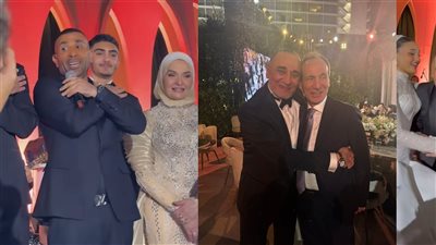 بحضور المايسترو عمرو سليم وأحمد سعد.. لقطات من حفل زفاف نجل الموسيقار أمير عبد المجيد