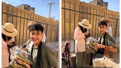 فرحة السياح أهم حاجة..أول تعليق من الطفل صاحب تريند البيع بالأسبانية: بقالي3 سنين شغال وتعلمت اللغة من الشارع