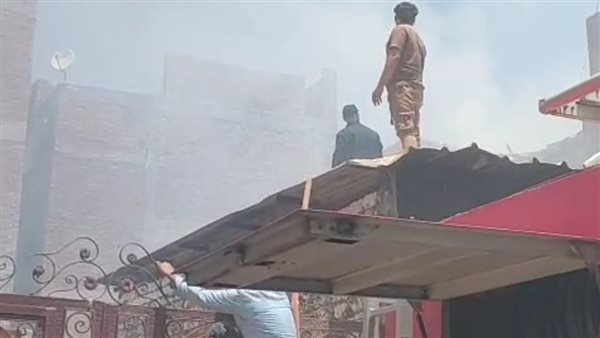 جانب من محاولات الإخماد