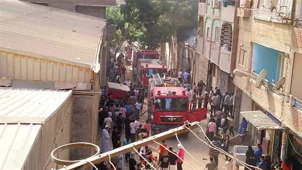 جانب من الحريق 