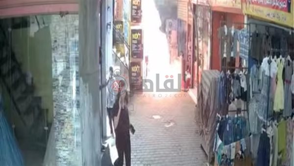 جانب من الحريق 