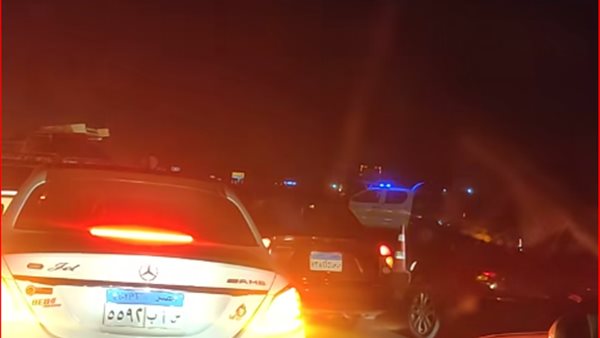 صور من حادث طريق