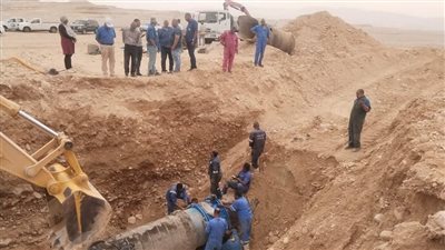 مياه البحر الأحمر: نعمل على قدم وساق لإصلاح خط الكريمات| صور