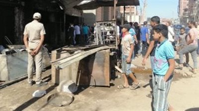 إصابة شخصين في حريق عقار ببنها إثر انفجار أنبوبة غاز