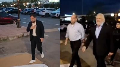 أشرف زكي وإدوارد وخالد زكي أبرز الحضور في عزاء زوجة الإعلامي محمد شردي |صور 