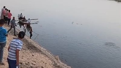 البحث عن جثمان تلميذ غرق في نهر النيل بسوهاج